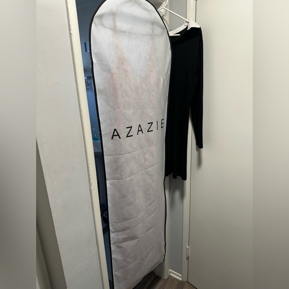 AZAZIE Dalilah Stretch Satin Bridesmaid Dress in Terracotta A20 - Picture 10 of 10